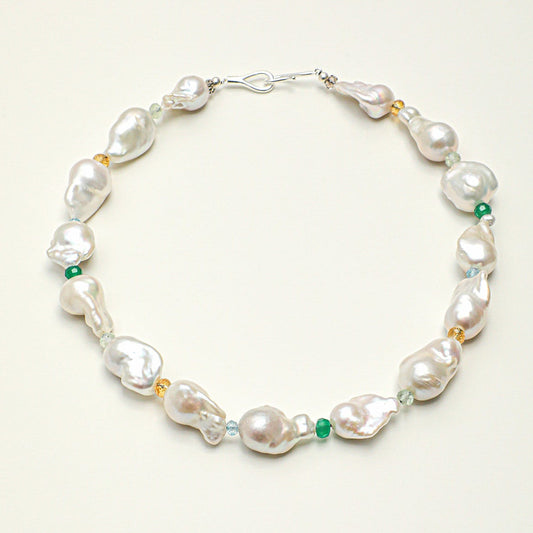 The Art of the Modern Choker: How to Style Multi-Gemstones with Sculptural Baroque Pearls