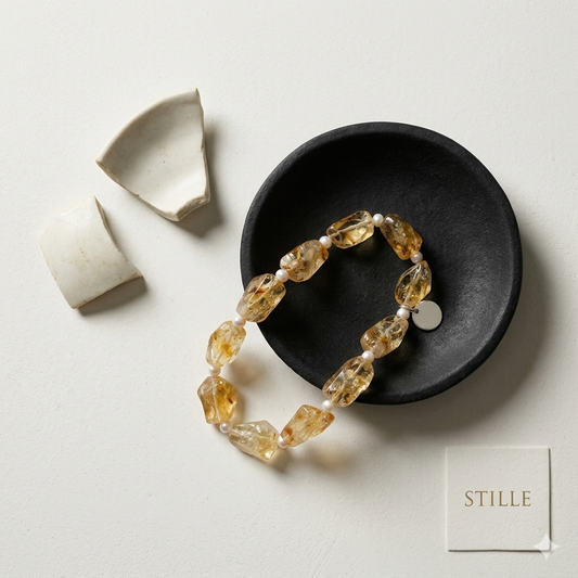 Brazilian Citrine & Freshwater Pearl Bracelets: A Guide to Natural Freeform Gemstone Jewelry