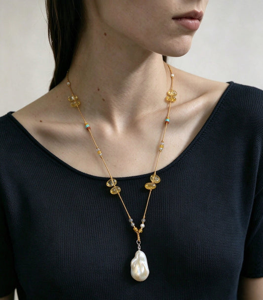Why Sculptural Baroque Pearl Necklaces Stand Out in a Minimal Wardrobe