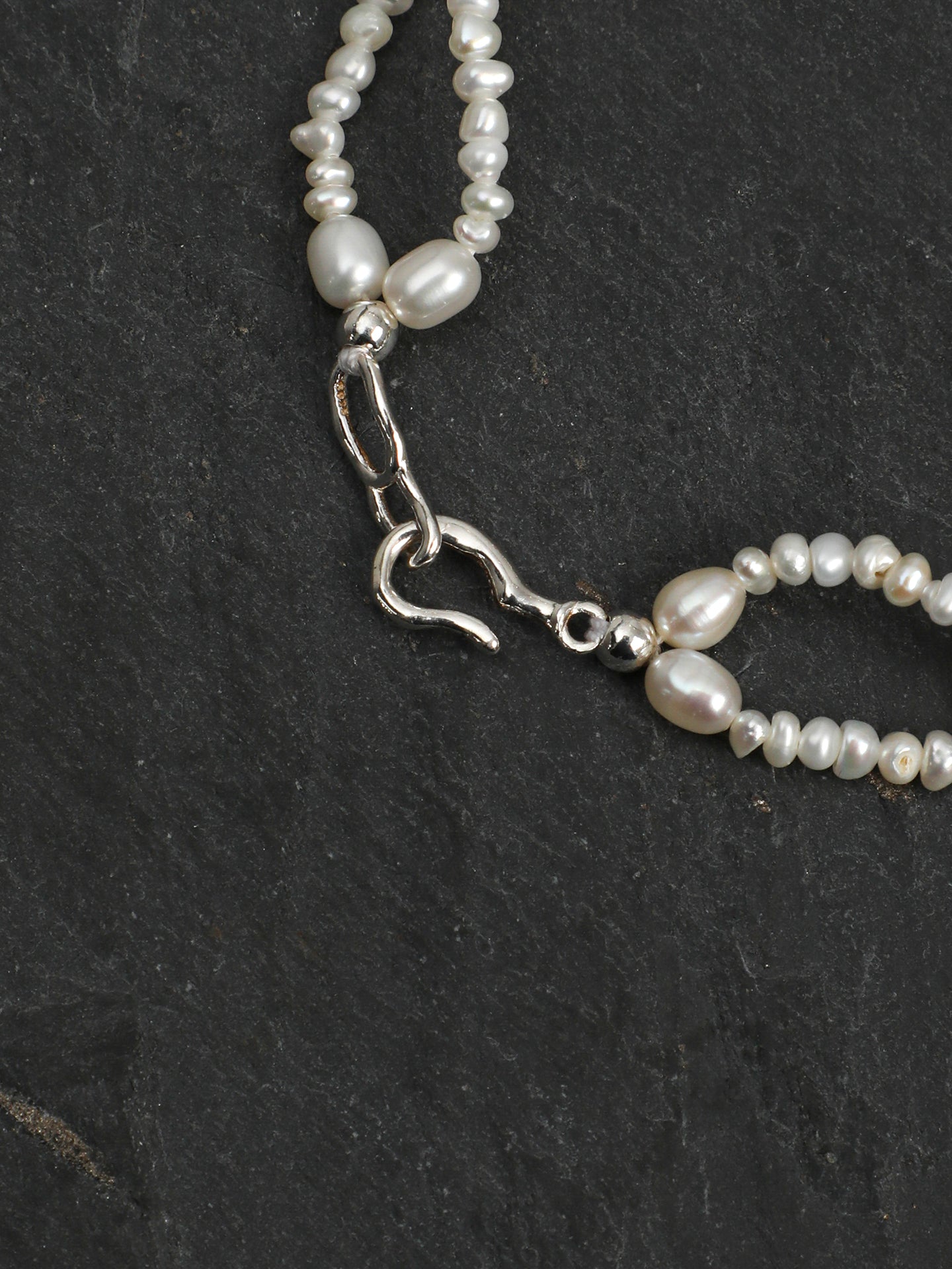 Multi-Gemstone Topaz Citrine Agate Pearl Lace Bracelet