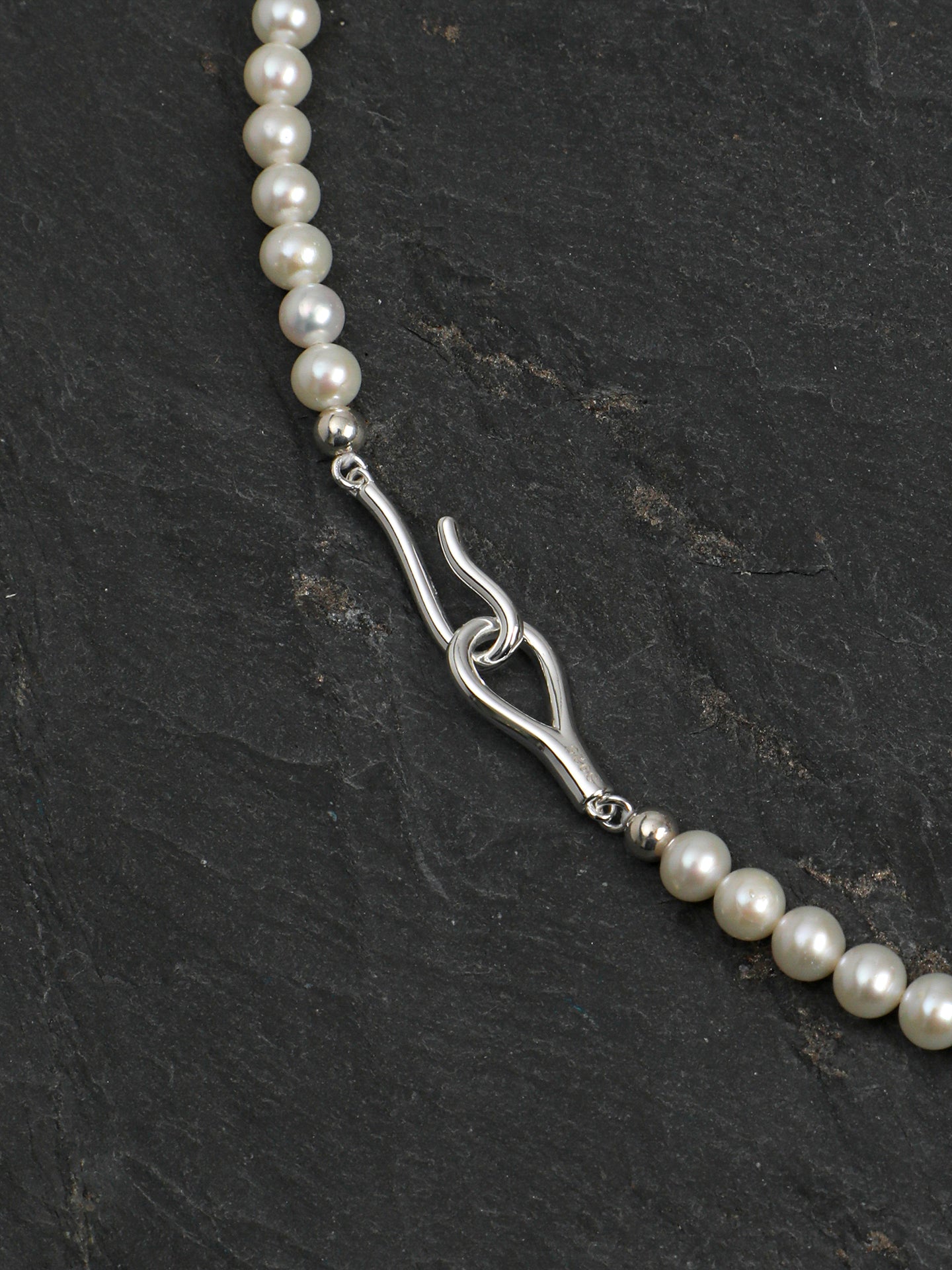 Natural Green Quartz and Medium Baroque Pearl Necklace