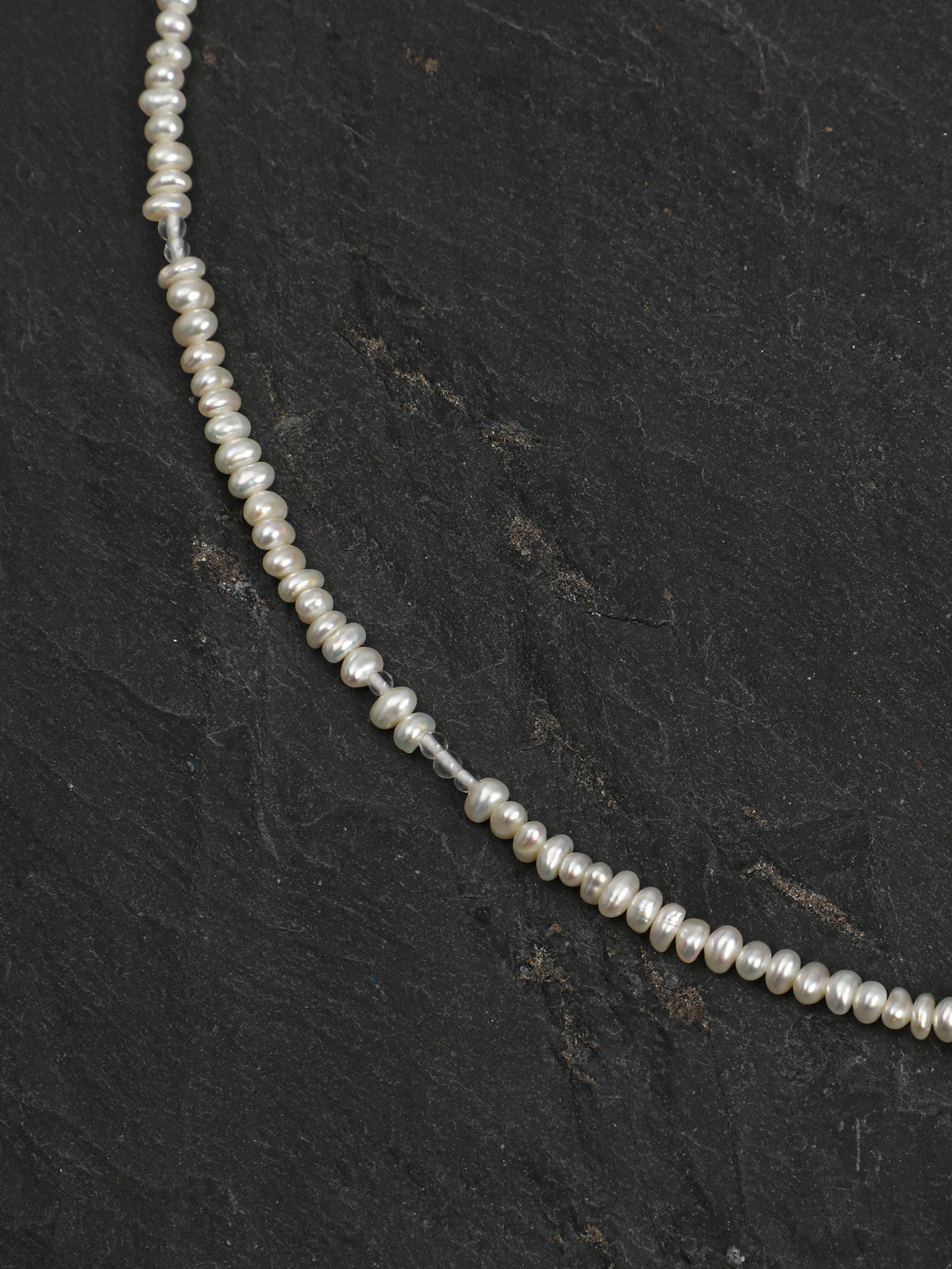 Natural Blue Topaz Teardrop and Freshwater Pearl Necklace