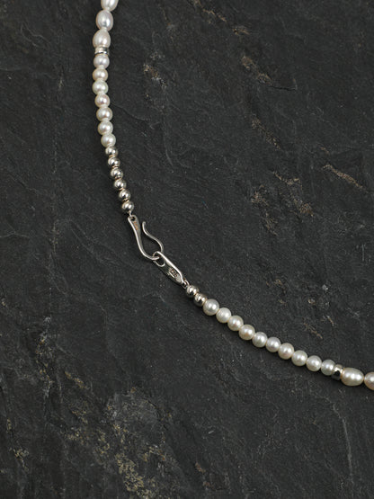 Natural Citrine Long Points and Freshwater Pearl Necklace
