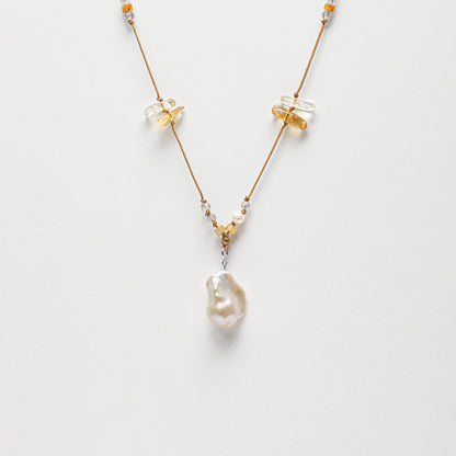 Golden Muse｜Baroque Pearl Necklace