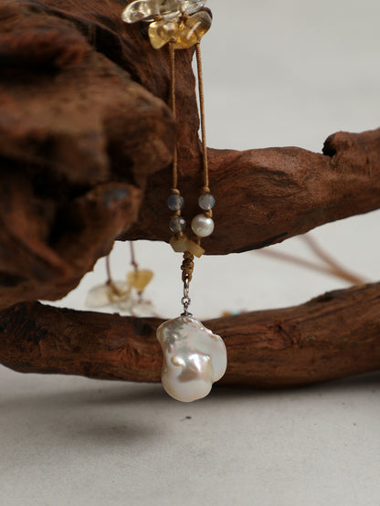 Golden Muse｜Baroque Pearl Necklace