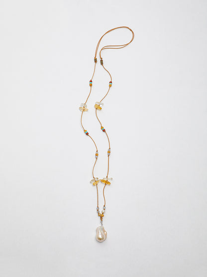 Golden Muse｜Baroque Pearl Necklace