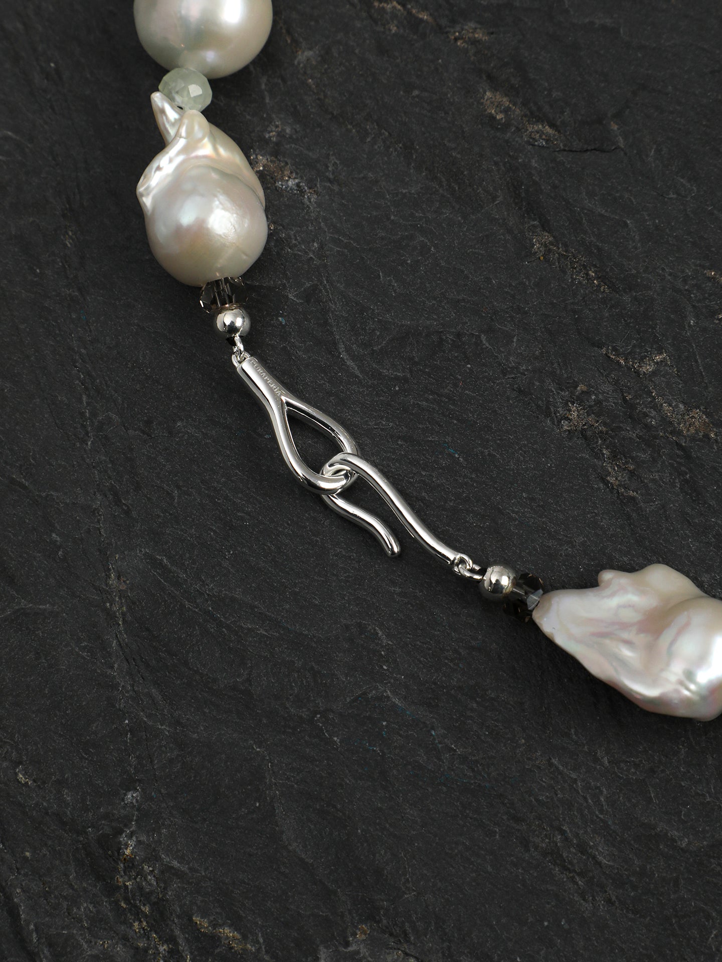Statement Baroque Pearl and Multi-Gemstone Choker Necklace